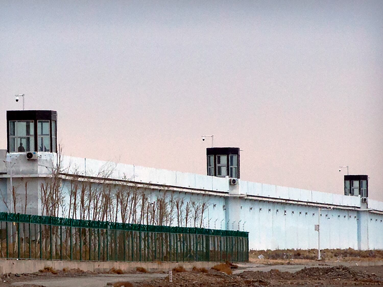 The Number 3 Detention Center in Dabancheng in western China's Xinjiang Uyghur Autonomous Region.  (AP Photo/Mark Schiefelbein, File)