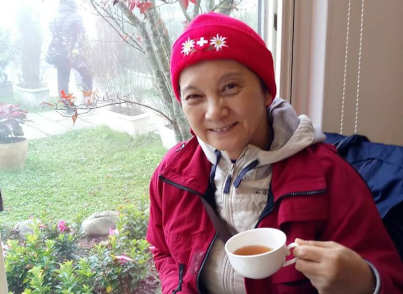 旅居加拿大的郑松明将赶在11日抵达台湾投票 (受访者提供)