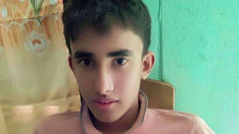 Rohingya student Muhammad Ayaz in his home in Buthidaung town, western Myanmar's Rakhine state, in an undated photo.
