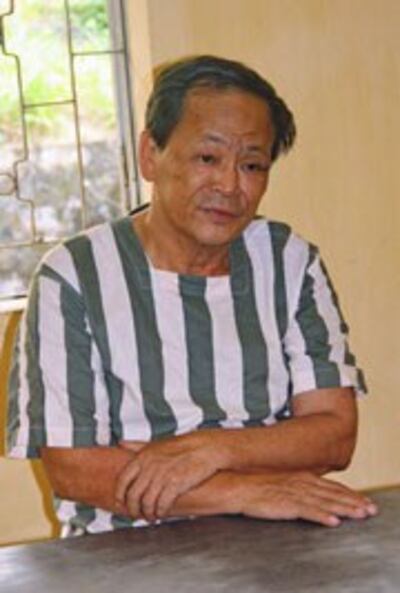 Ông Phan Văn Thu, tức Trần Công, sáng lập viên của “Hội đồng Công luật Công án Bia Sơn”. cand.com
