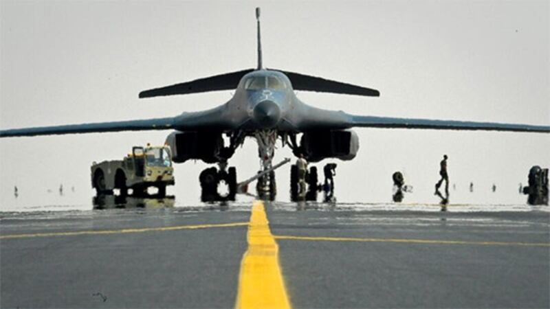 最让共军忌惮的是B-1B超音速隐身战略轰炸机。（U.S. Air Force）