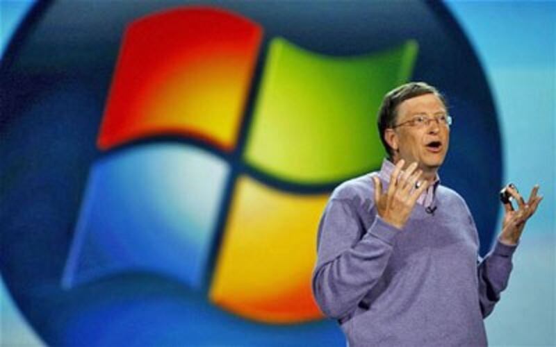 Tập đoàn phần mềm lớn nhất thế giới Microsoft của ông Bill Gates