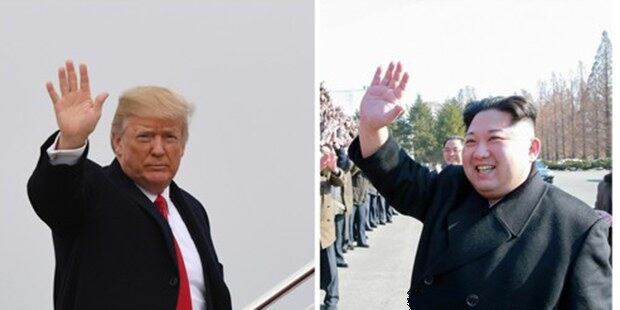 트럼프 대통령과 김정은 위원장.
