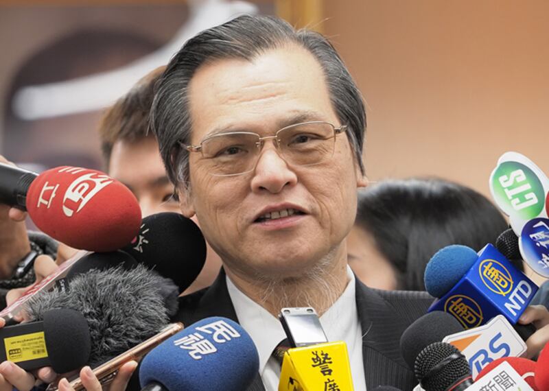 2019年12月4日,陸委會主委陳明通︰選前將嚴格審查大陸人士來台申請。(鍾廣政 攝)