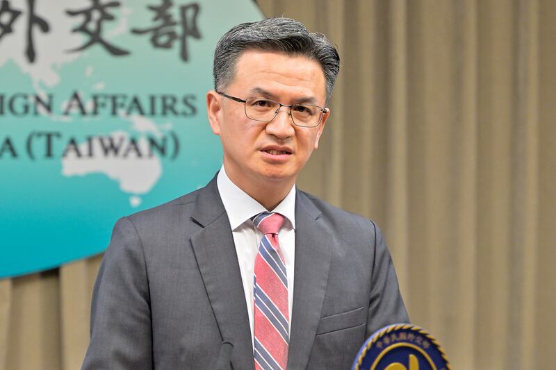 外交部發言人劉永健：「中華民國台灣」是主權獨立國家，與任何友好國家交往互動是正當且自然。（鍾廣政 攝）