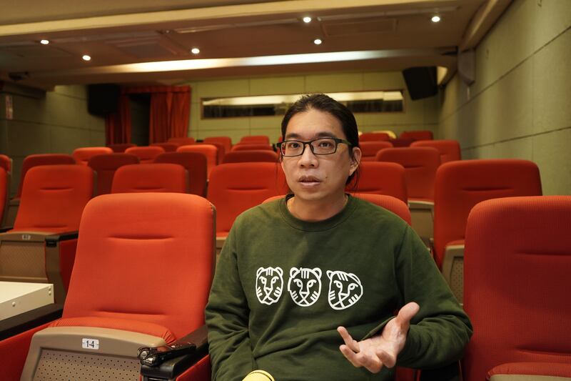 林木材認為《理大圍城》及《佔領立法會》「很好記錄如何成為一個抗爭者」（文海欣攝）