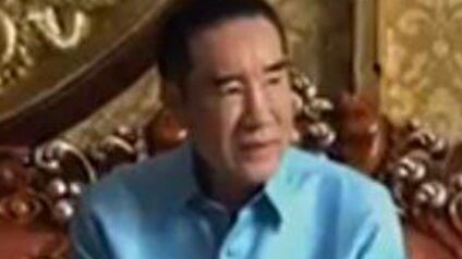 Casino operator Zhao Wei a Chinese national who operates in Laos, is interview by a local Lao television reporter, Feb. 4, 2018.