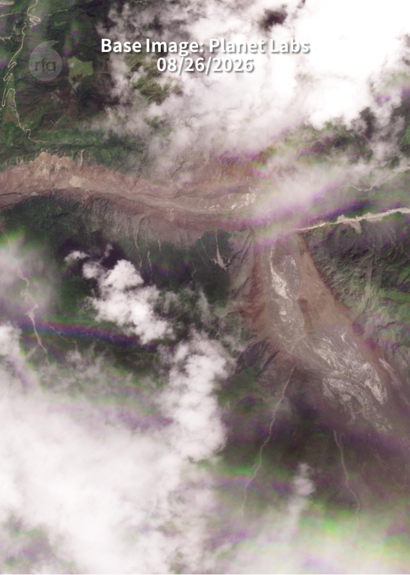 འཁོར་སྐར་ནས་པར་ལེན་བྱས་པའི་ཆུ་ལོག་བྱུང་རྗེས་ཀྱི་ས་ཁྲ། ༢༠༢༦།༨།༢༦