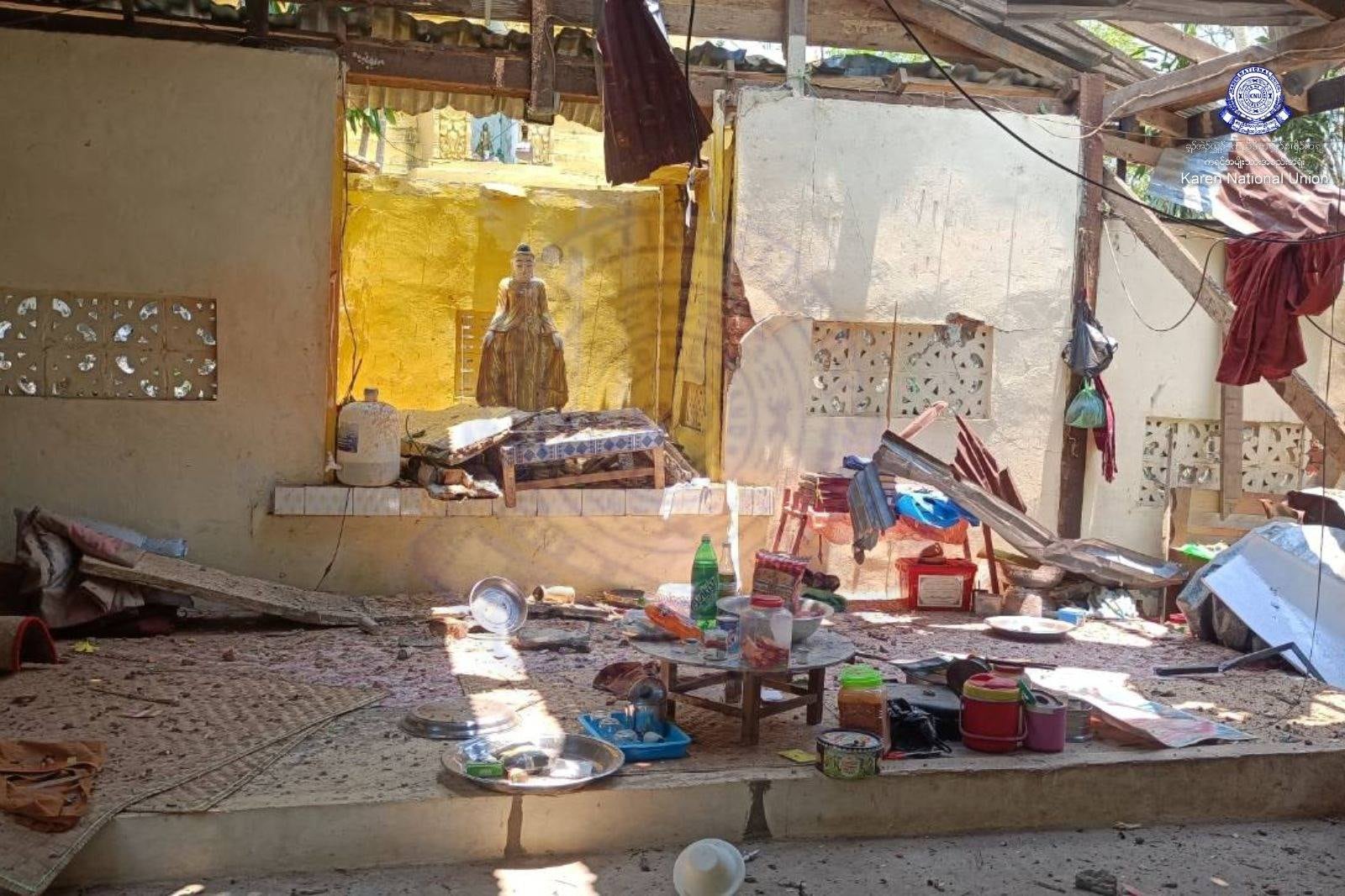 Thousands flee homes amid junta attacks in central Myanmar