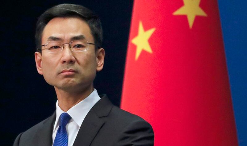 中国外交部前发言人耿爽（美联社）