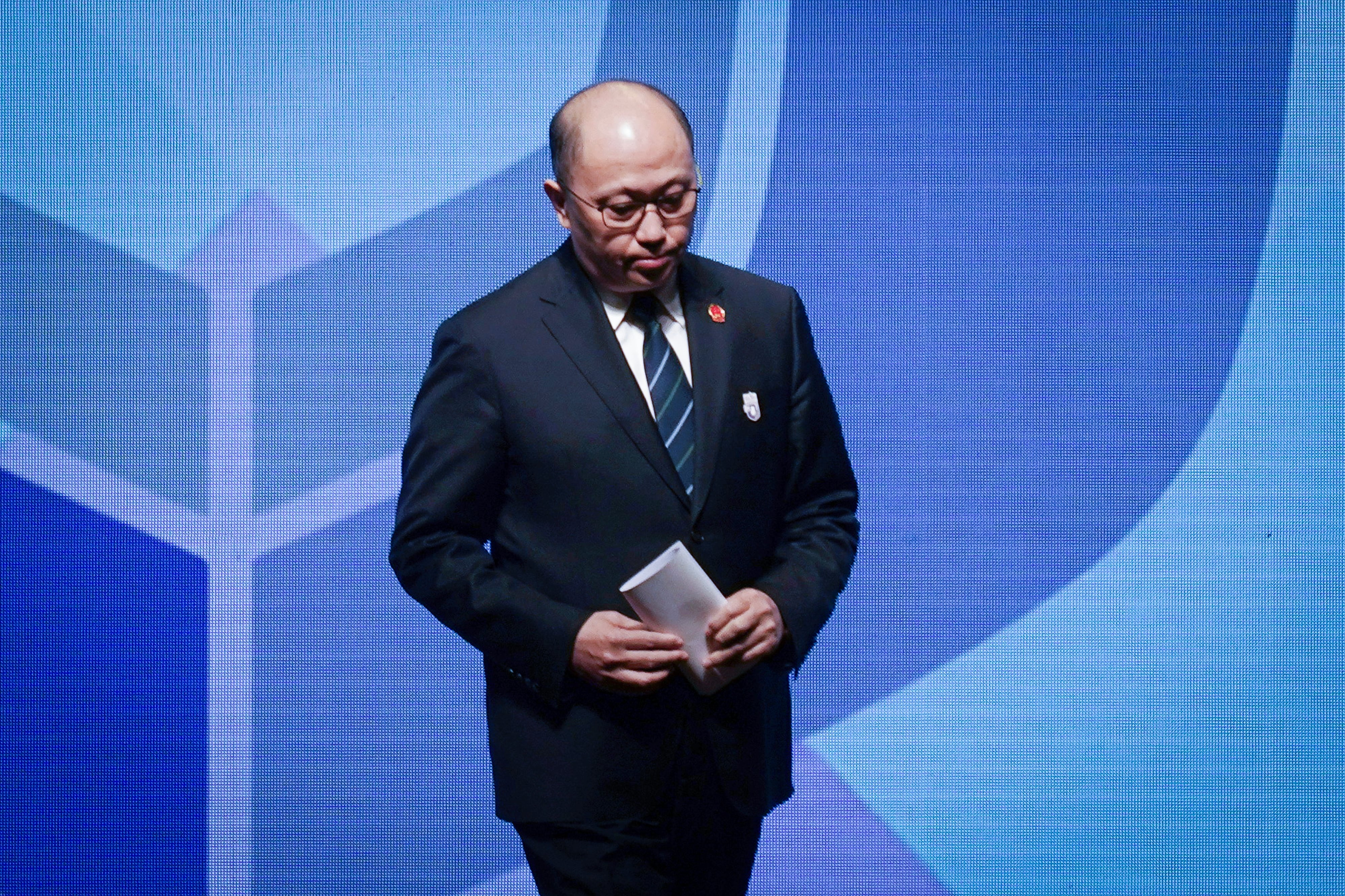 China replaces its top official in Hong Kong