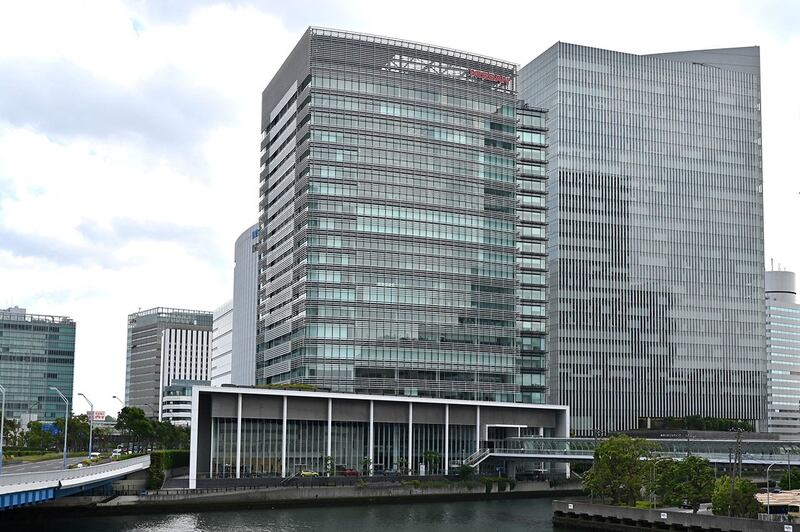 位于横滨港未来开发区的日产总部大楼。（法新社）