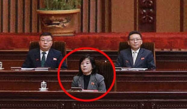지난 12일 개최된 북한 최고인민회의에서 지위 변동에 관심을 모았던 최선희 외무성 제1부상이 경우 별도로 호명되지 않고 주석단에 앉은 모습이 포착됐다. 이에 따라 그가 여전히 국무위원 자격 등 자리를 유지하고 있는 것으로 추정된다. 
