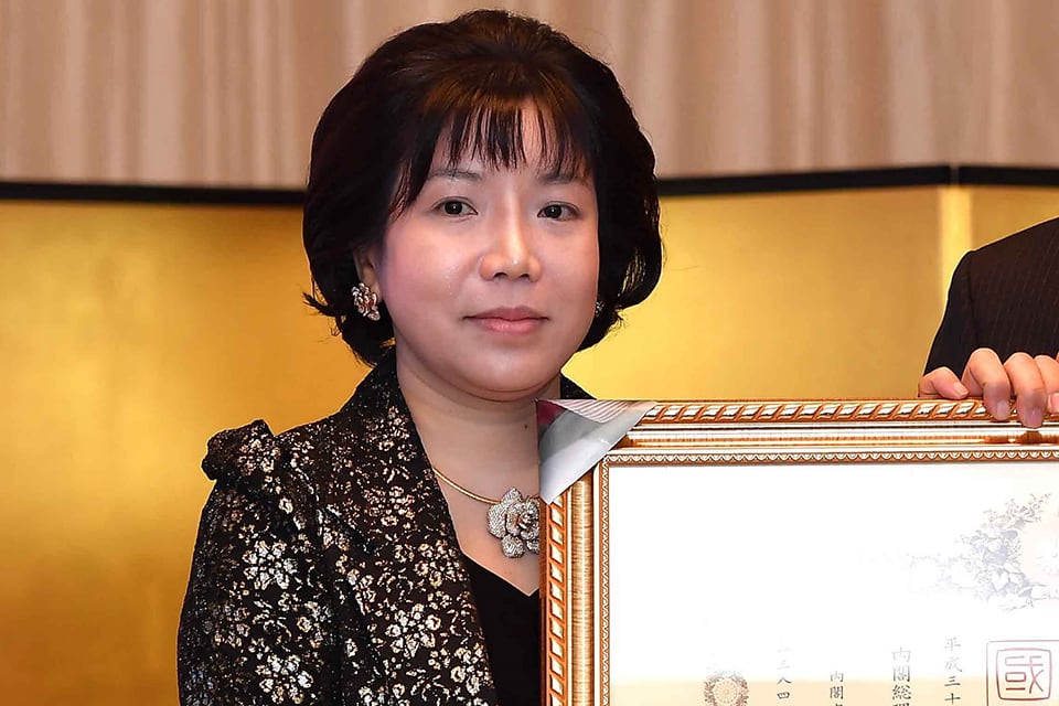 Bà Nguyễn Thị Thanh Nhàn, chủ tịch công ty AIC trong một tấm ảnh không rõ ngày tháng