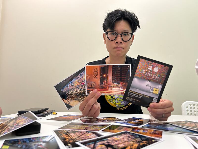 細K說:「因為我們現時在加拿大仍然有言論自由、創作自由。好多在香港已經未必做到的事,所以要珍惜我們擁有的自由。」(RFA圖片)