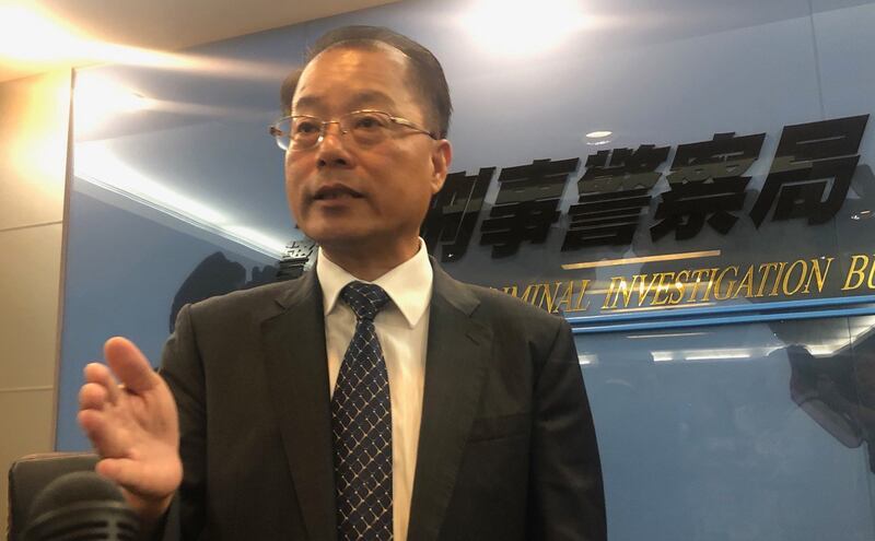 刑事警察局局长黄明昭。(记者夏小华摄)