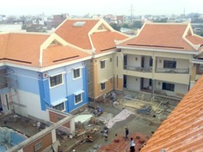 Căn Nhà May Mắn đang chuyển thành Làng May Mắn. 
