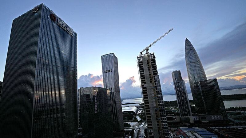 深圳恒大集团总部。 （美联社）