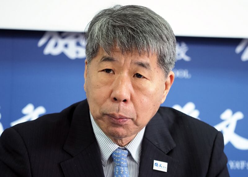 2020年3月6日,孫文學校校長張亞中︰郝龍斌和江啟臣在兩岸議題上,隱約表達要撇清與大陸的關係。(鍾廣政 攝)