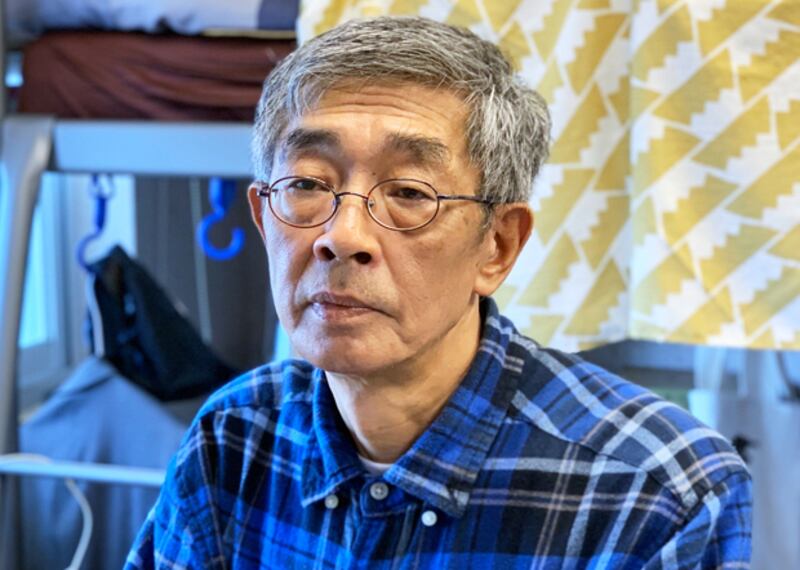 2020年5月29日,台灣銅鑼灣書店店長林榮基:希望蔡英文將港人在台停留簽證,從三個月延長到九個月。(鍾廣政 攝)
