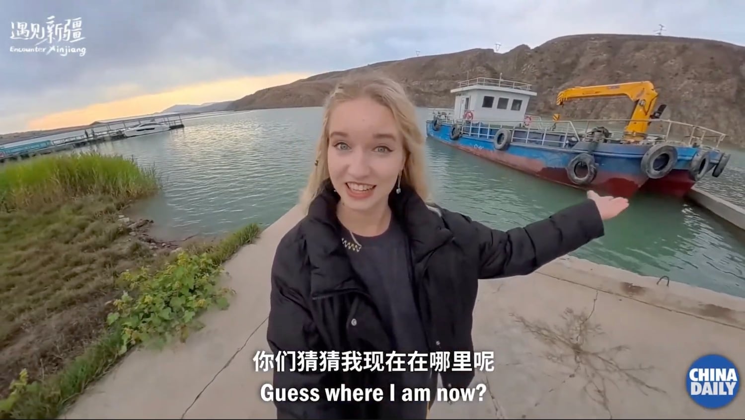 A Russian student named Melissa toured Tianyun’s fish farm in November 2025. Videos by “frontier influencers” are often amplified by state media outlets and state-run channels on social media.