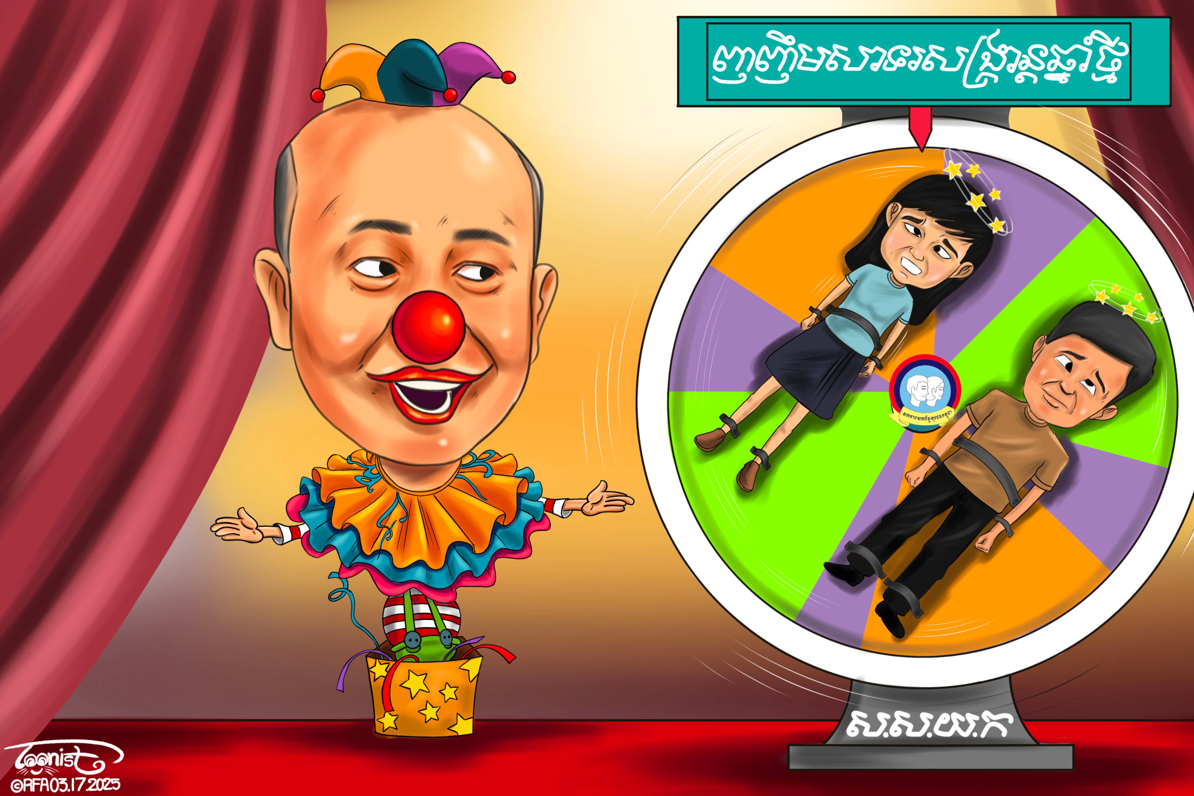 How Cambodia Hun Sen's youngest son Hun Many employs his UYFC to brainwash young generation through Angkor Sankranta and other major national events.