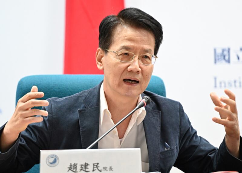 2020年10月30日,文化大學社會科學院院長趙建民:習近平政權未如台灣國安單位認為處於岌岌可危的狀態。(鍾廣政 攝)
