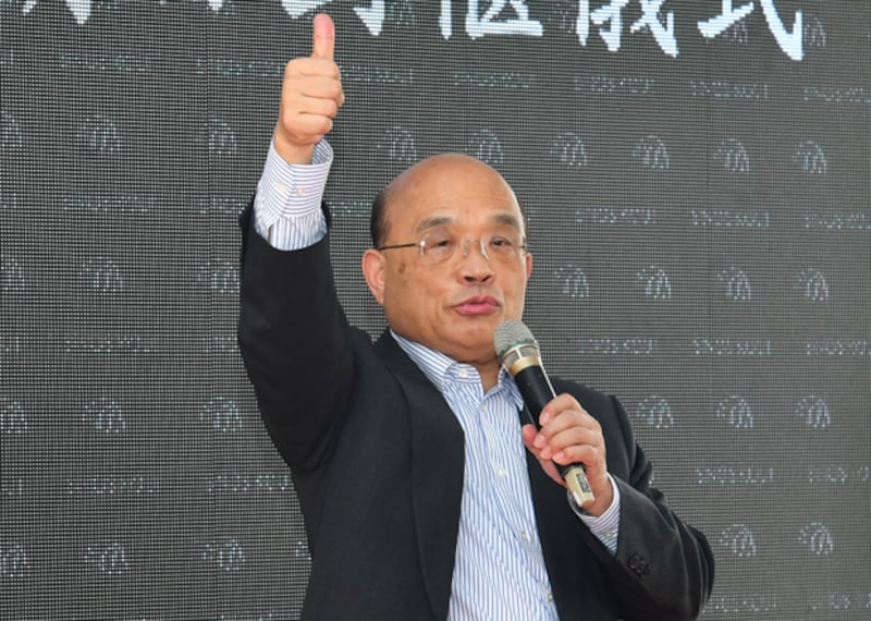 2020年11月20日，行政院長蘇貞昌：樂見美國環保署長惠勒訪問台灣。（行政院提供）