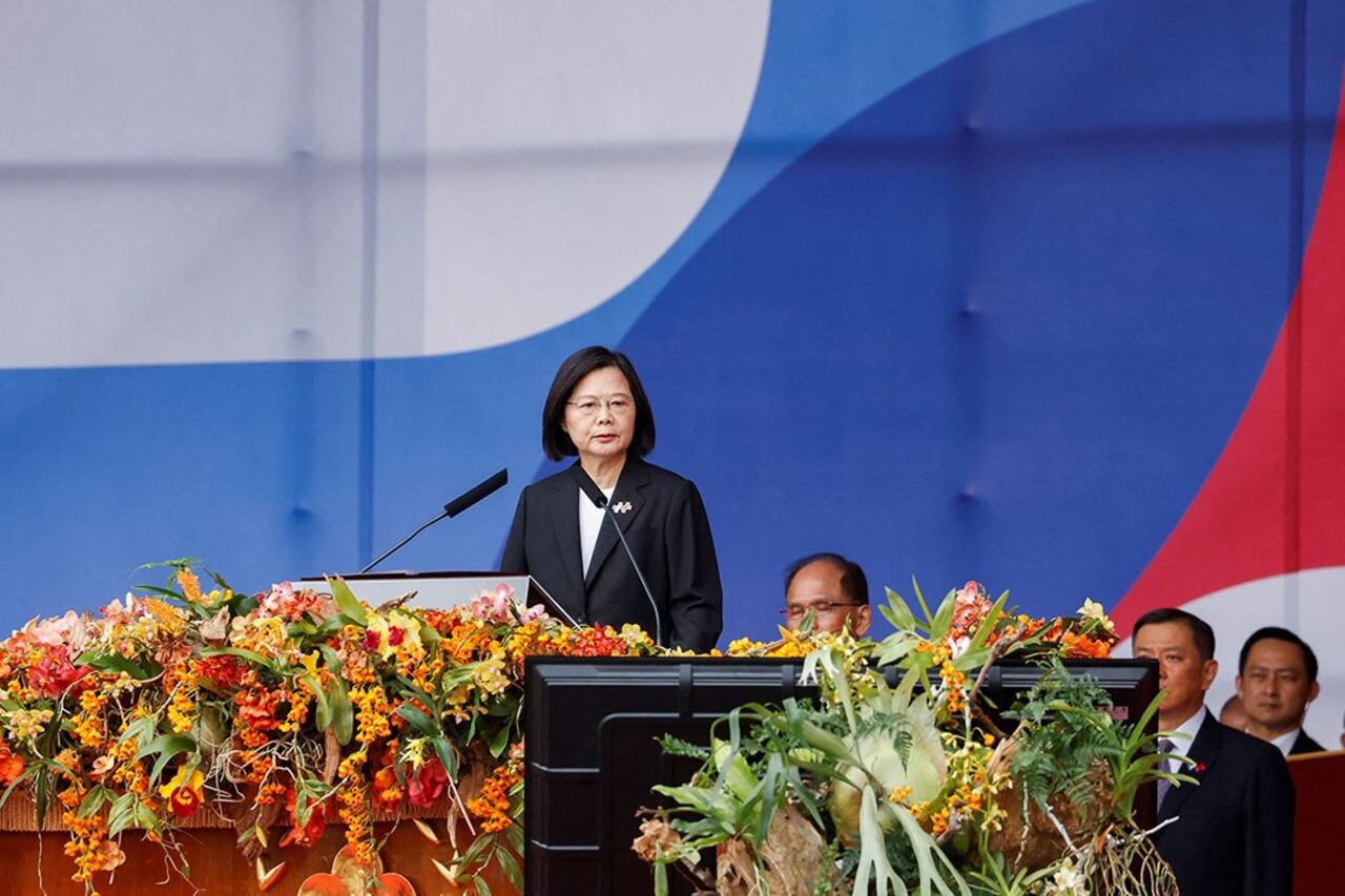 10月10日,台湾的总统蔡英文在任内最后一次出席“双十”国庆并发表讲话。