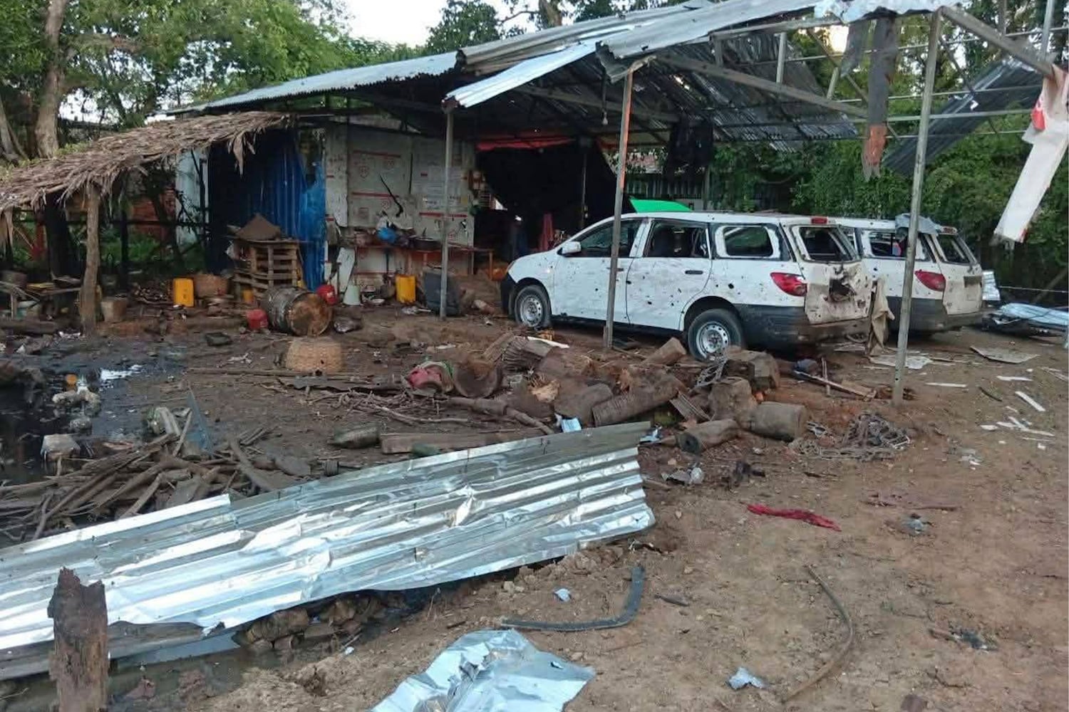 ရေဦးမှာ လေကြောင်းတိုက်ခိုက်မှုကြောင့် အရပ်သား ခုနစ်ဦး သေဆုံး