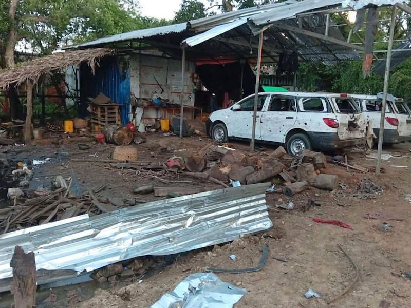 ရေဦးမှာ လေကြောင်းတိုက်ခိုက်မှုကြောင့် အရပ်သား ခုနစ်ဦး သေဆုံး
