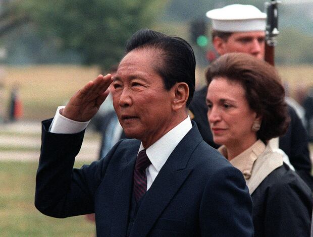 필리핀 전 대통령 페르디난드 마르코스(Ferdinand Marcos).