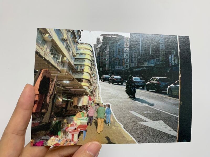 集點卡也非常有心思,封面是由台灣及香港地方的照片所合拼。(受訪者提供)