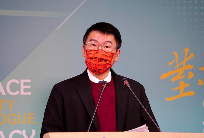 陸委會副主委梁文傑重申台灣政府立場沒有改變,陳同佳來台投案並非單純簽證問題,還有涉及雙方管轄權等公權力行使。(淳音攝)