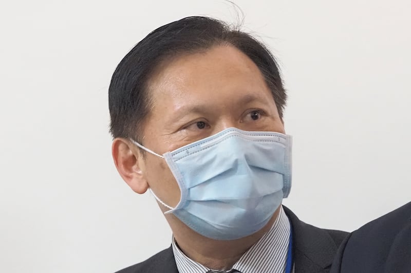 2020年7月28日,國防部軍事發言人史順文:軍方充份掌握中國機艦在台海周邊活動情形。(鍾廣政攝)