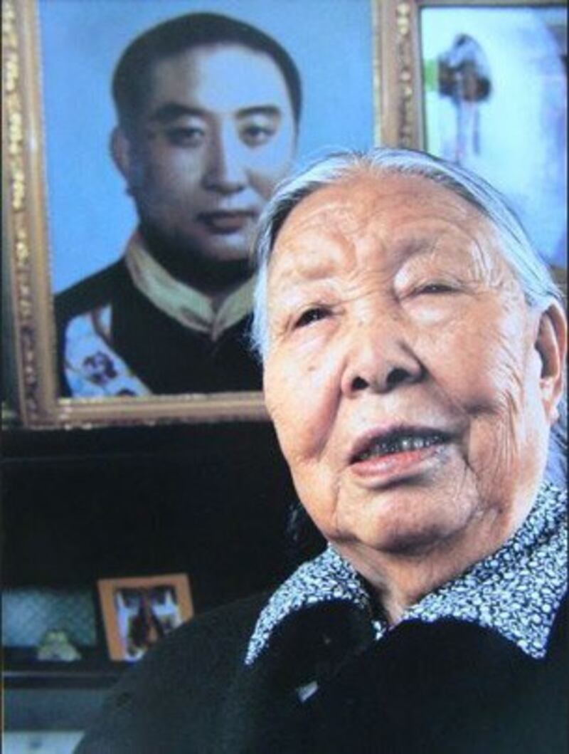 图片： 十世班禅喇嘛的母亲索南卓玛。 （青海新闻网/记者丹珍）