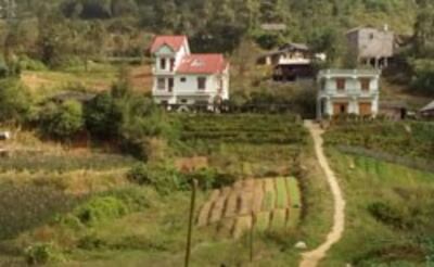 Nhà vườn ở Sapa, ảnh chụp trước đây. RFA PHOTO.