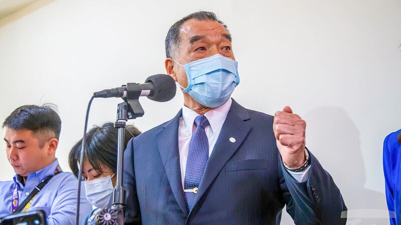 2021年5月3日,國防部長邱國正:中國偷渡客成功上岸,海軍和海巡的確有缺失。(軍聞社提供)