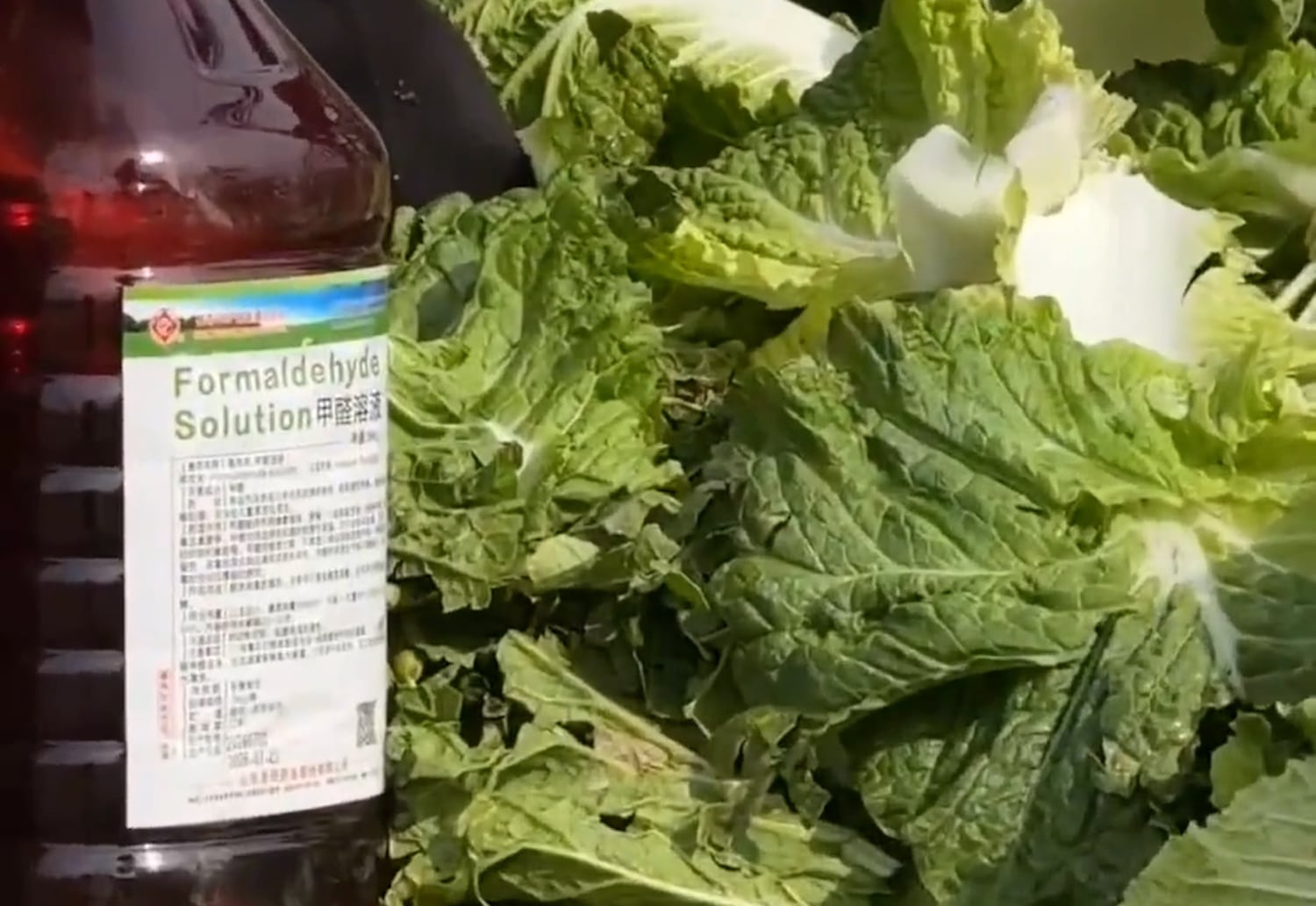 “甲醛白菜”十四年后再现：食品安全为何还要靠曝光？