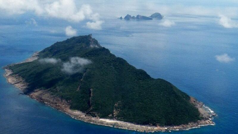 存在领土争议的钓鱼岛(日本称尖阁列岛)。中国已在钓鱼岛周边的东海水域命名五十个海底地理实体。(法新社)