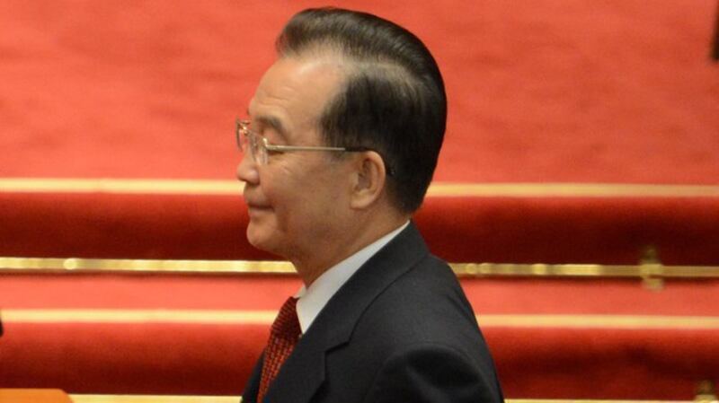 中国前总理温家宝。(AFP)