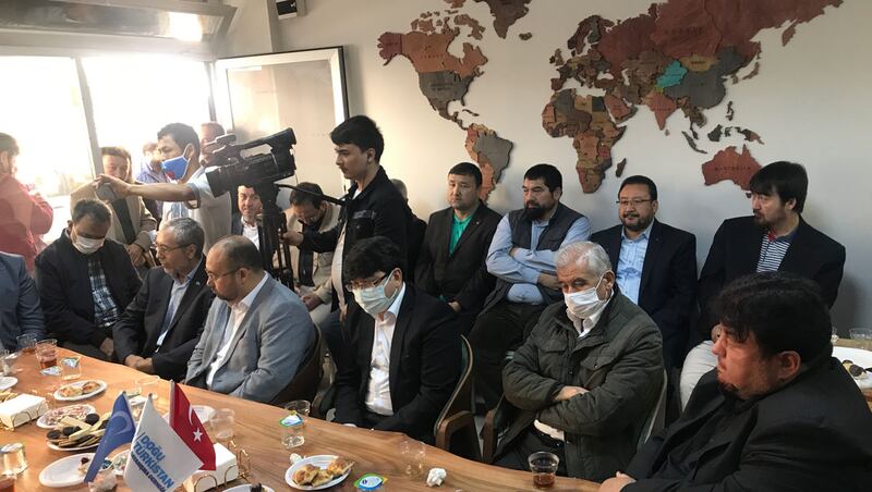 شەرقىي تۈركىستان مائارىپ ۋە ھەمكارلىق جەمئىيىتىنىڭ ئىستانبۇل-سەفاكۆي رايونىدىكى شۆبىسىنىڭ ئېچىلىش مۇراسىمى. 2021-يىلى 15-ئۆكتەبىر، تۈركىيە.