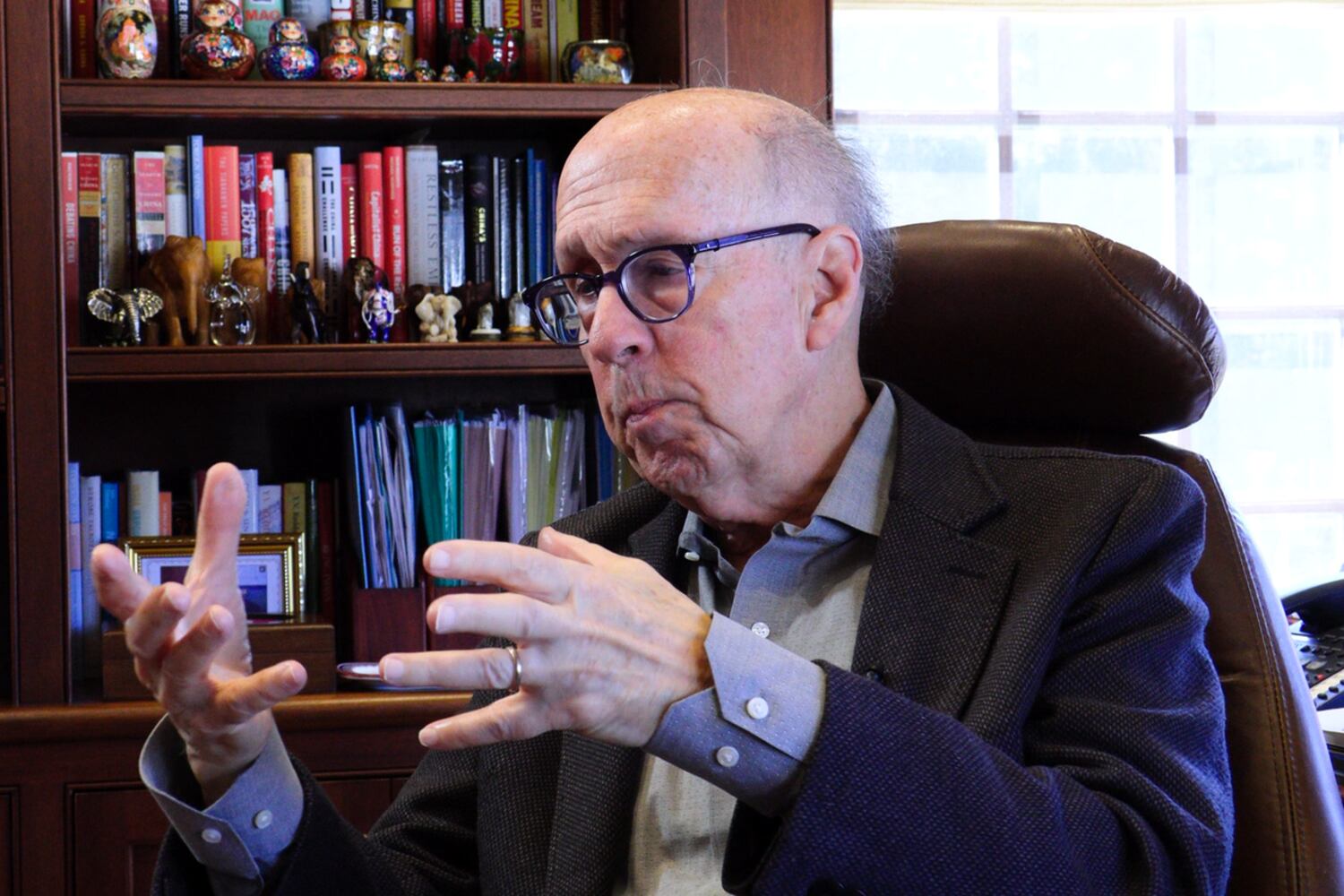 美国华尔街投资银行摩根士丹利的前首席经济学家罗奇(Stephen Roach)接受自由亚洲电台粤语组专访