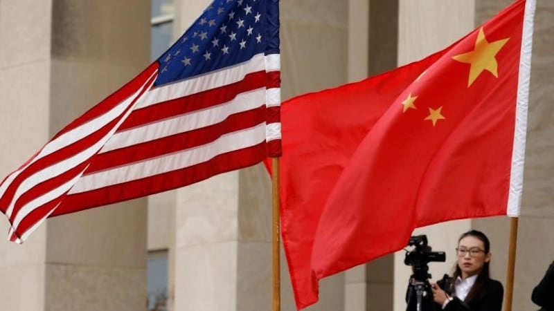 自美中贸易战爆发以来,中方开动宣传机器向集中火力炮轰美国。(美联社资料图片)