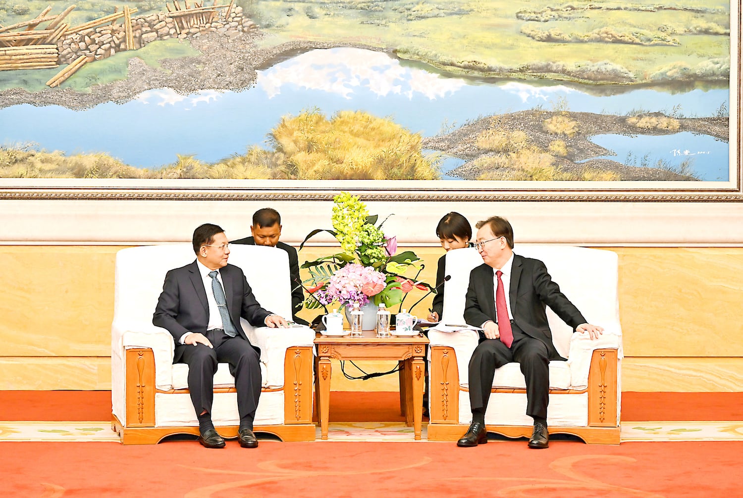 Myanmar junta chief seeks China’s help on border stability
