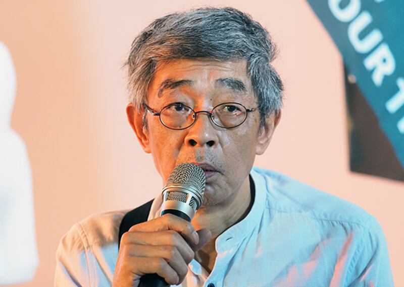 2020年6月20日,台灣銅鑼灣書店店長林榮基:光復香港不一定在地理位置上的香港,也可能在別的地方,目前台灣就是一個好地方。(鍾廣政 攝)