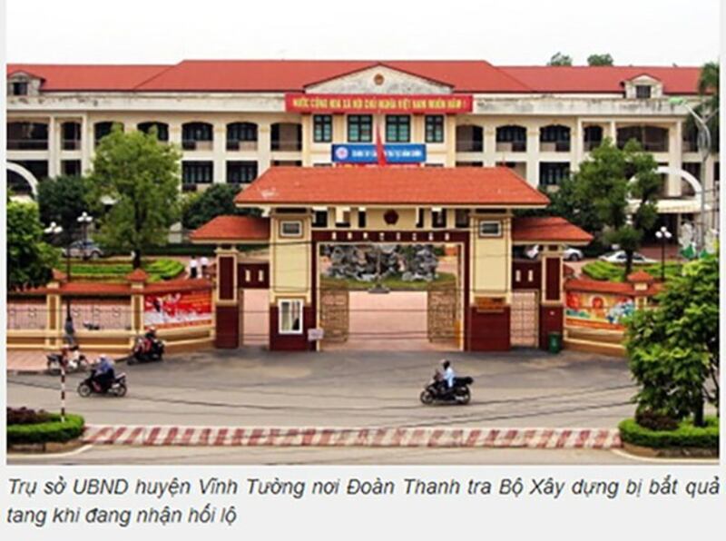 Nơi đoàn thanh tra Bộ Xây dựng bị bắt quả tang.