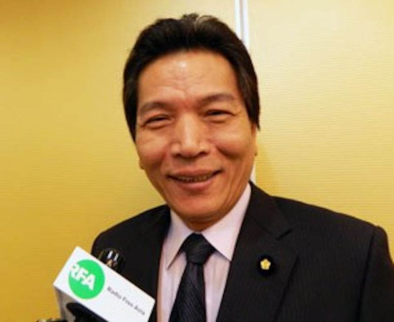 图片：国民党籍立委李鸿钧估计日方不会以强硬姿态处理东海主权争端。(记者萧融拍摄) 