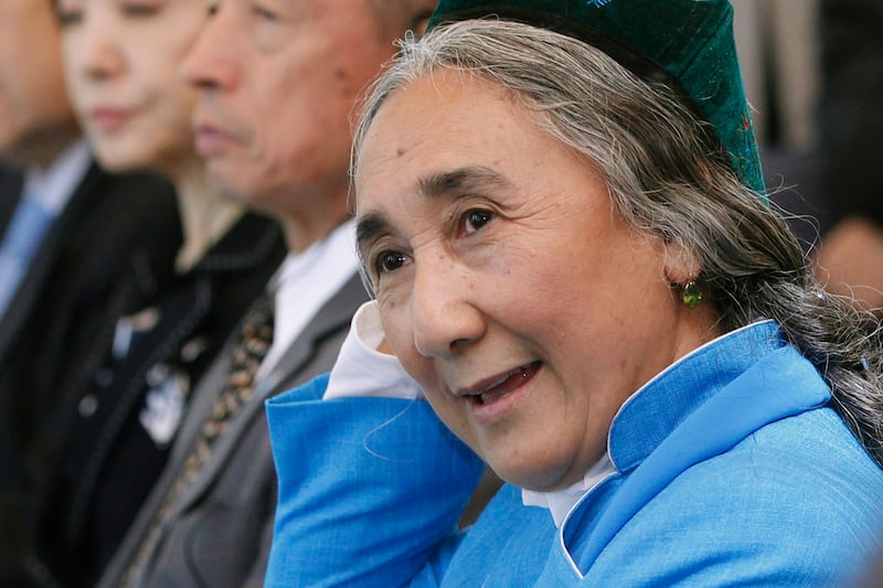 Rebiya Kadeer during the Fourth General Assembly of the World Uyghur Congress in Tokyo, May 14, 2012.