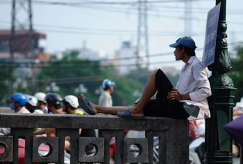 Ảnh minh họa chụp tại Hà Nội hôm 10/09/2015. AFP PHOTO.